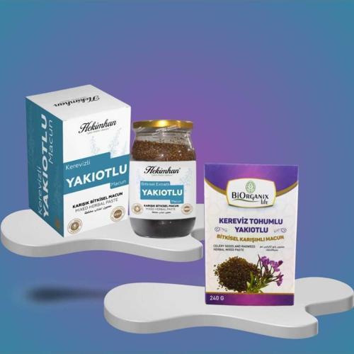 Kerevizli Yakıotlu Macun 420 Gr + Kereviz Tohumlu Yakıotlu Macun 240 Gr