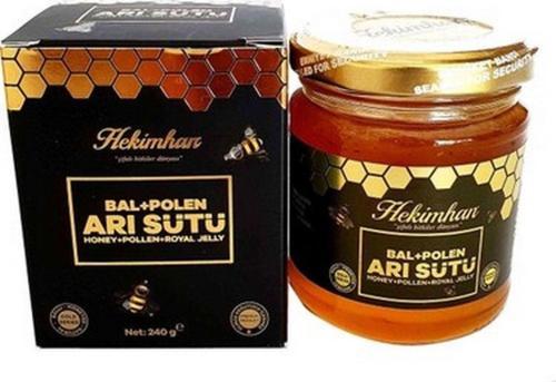 Bal Polen Arı Sütü Macunu 240 Gr 3 Adet