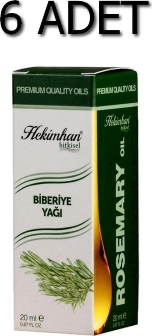 Biberiye Yağı 20 Ml 6 Adet