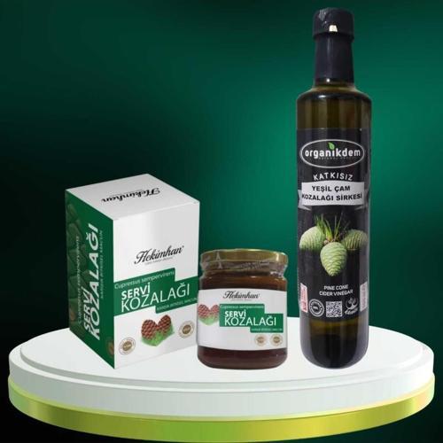 Servi Kozalağı Macunu Ve Çam Kozalağı Sirkesi ( İçin )