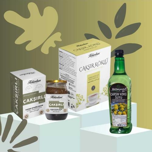 Çakşır Macunu 480 Gr Çakşır Suyu 1 Litre Çakşır Köklü Çay 40'Lı