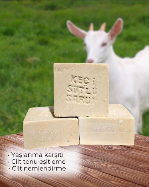 Keçi Sütü Sabun Doğal El Yapımı 3 Adet