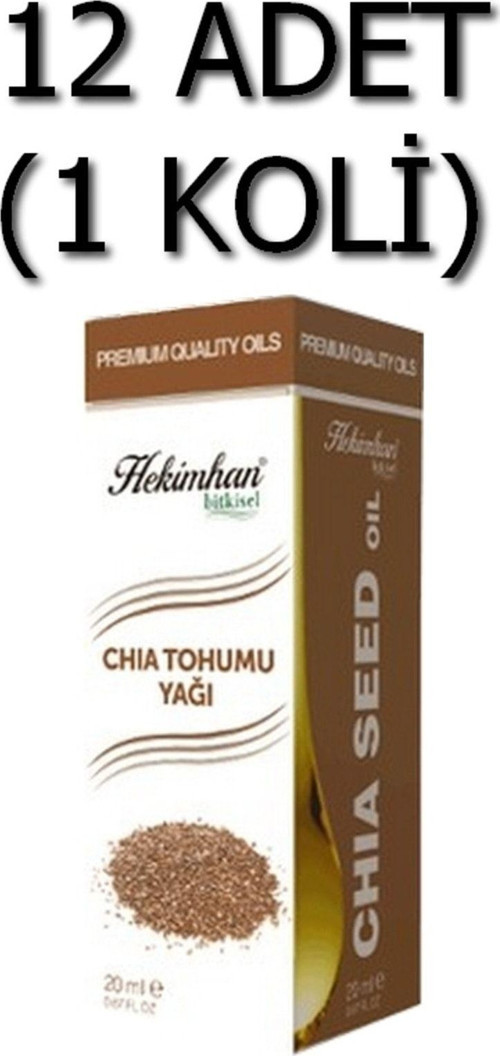 Chia Tohumu Yağı 20 Ml 12 Adet (1 Koli)