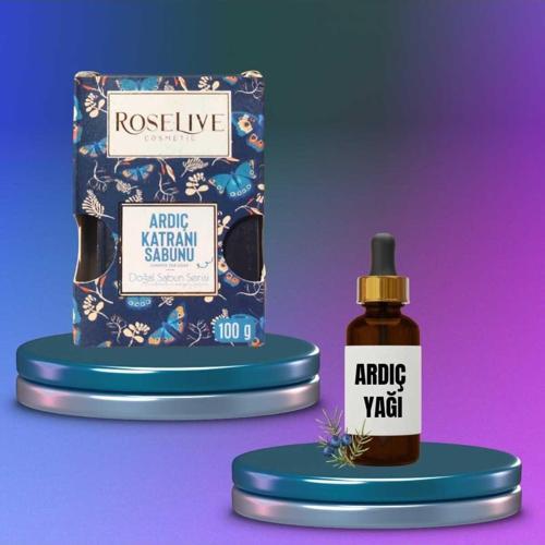 Ardıç Katranı Sabunu 100 Gr + Ardıç Yağı ( Sağlıklı Saçlar İçin )