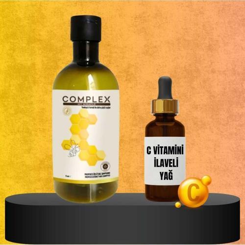 Propolis Özlü Saç Şampuanı + C Vitamin İlaveli Yağ