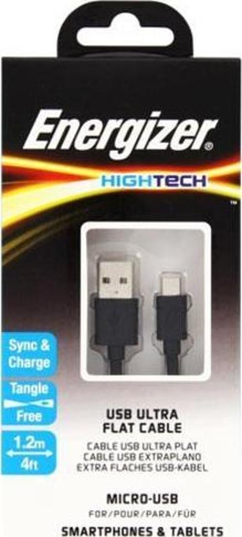 C21UBMCGBK4 1.2m Flat Micro Siyah Usb Kablosu