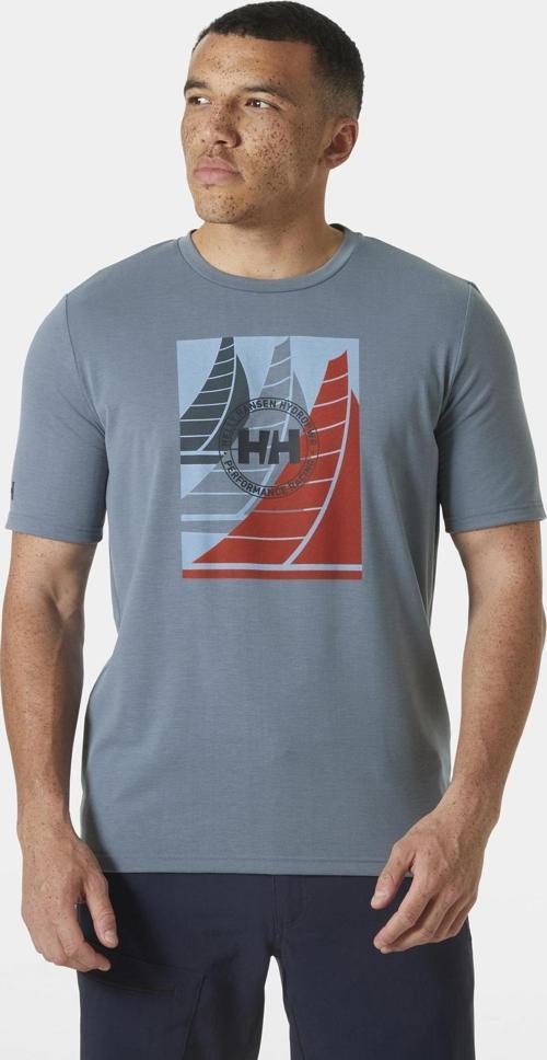 HP RACE GRAPHIC T-SHIRT HHA.34419WashedNavy