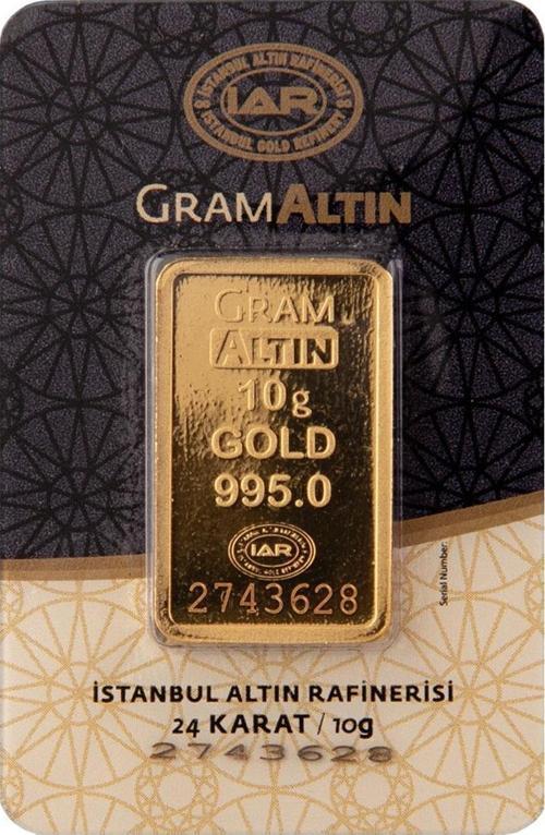 RimaGold 10 gr 24 Ayar İAR Gram Altın
