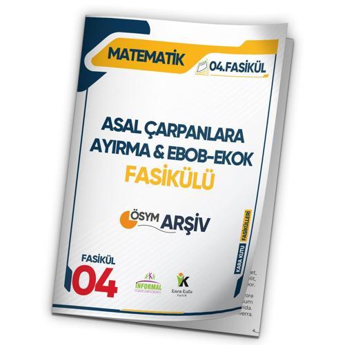 2025 DGS Matematik KaraKutu ASAL ÇARPANLARA AYIRMA&EBOB-EKOK 4.Fasikül ÖSYM Çıkmış Soru Modüler Set