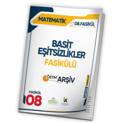 2025 KPSS Matematik Kara Kutu Basit Eşitsizlikler 8.Fasikül ÖSYM Çıkmış Soru Bankası Modüler Set