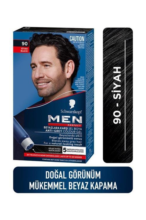 Men Perfect Erkek Saç Boyası 90 - Siyah