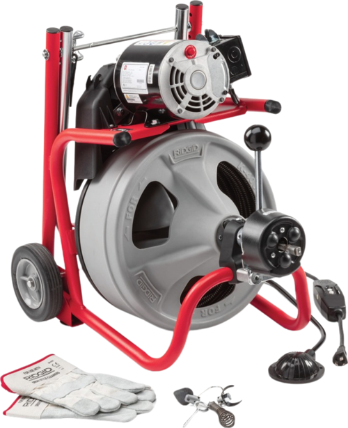 Rıdgıd 28103 K-400 Tamburlu Autofeed Kanal Açma Temizleme Makinesi