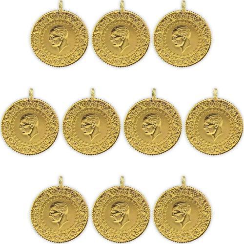 10 Adet Çeyrek Altın Yeni Tarihli Set