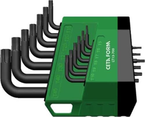 LT13/700 13 Parça Kısa L Tipi TORX Allen Anahtar Takımı - LT13/700