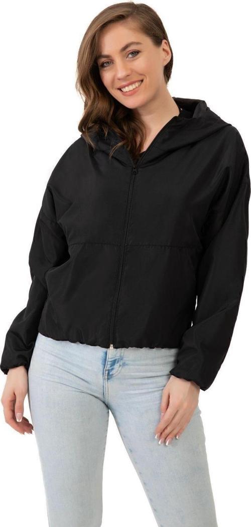 Kadın Kapüşonlu Su Ve Rüzgar Geçirmez Oversize Yağmurluk - Rüzgarlık
