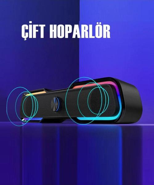 Dhe-6002 Rgb Gaming Oyuncu Hoparlörü