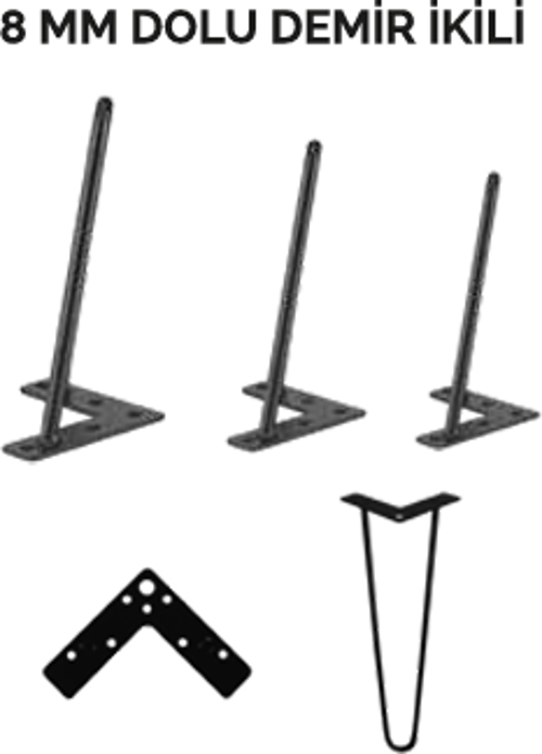Firkete Sehpa Masa Ayağı 40 cm.