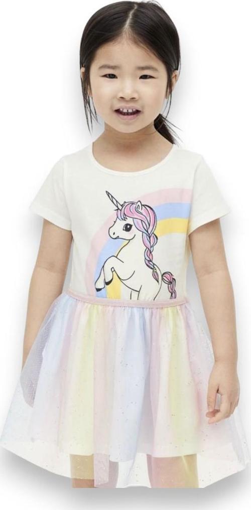 Unicorn Kız Çocuk Tüllü Elbise