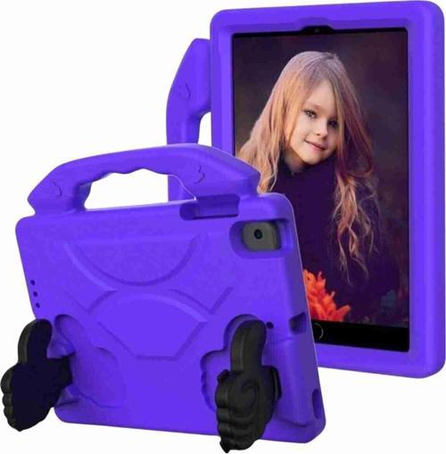 Galaxy Tab A Uyumlu T510 10.1 inç Eğlenceli Standlı Yumuşak Like Tablet Kılıfı