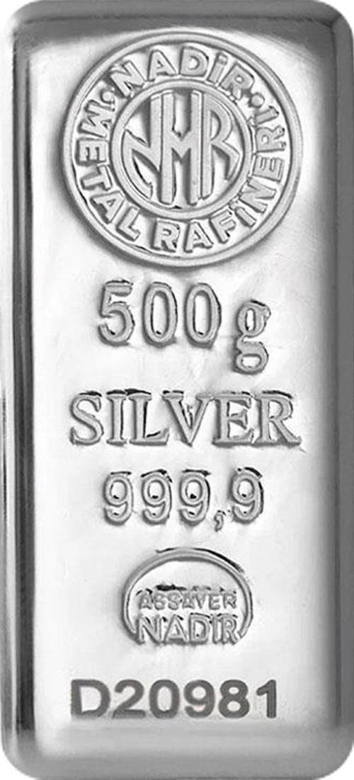 RimaGold NadirGold 500 Gr Gümüş Külçe