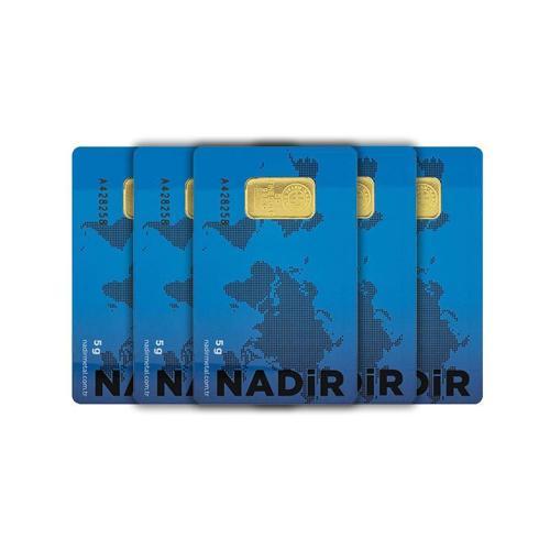 RimaGold 5 Adet 5 gr 24 Ayar NadirGold Gram Altın