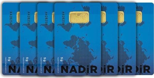 RimaGold 7 Adet 5 gr 24 Ayar NadirGold Gram Altın