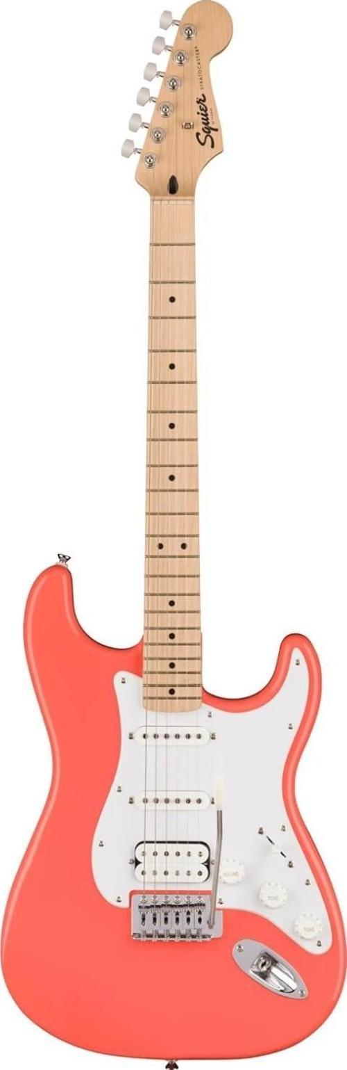 Sonic Stratocaster HSS Akçaağaç Tahitian Coral Elektro Gitar