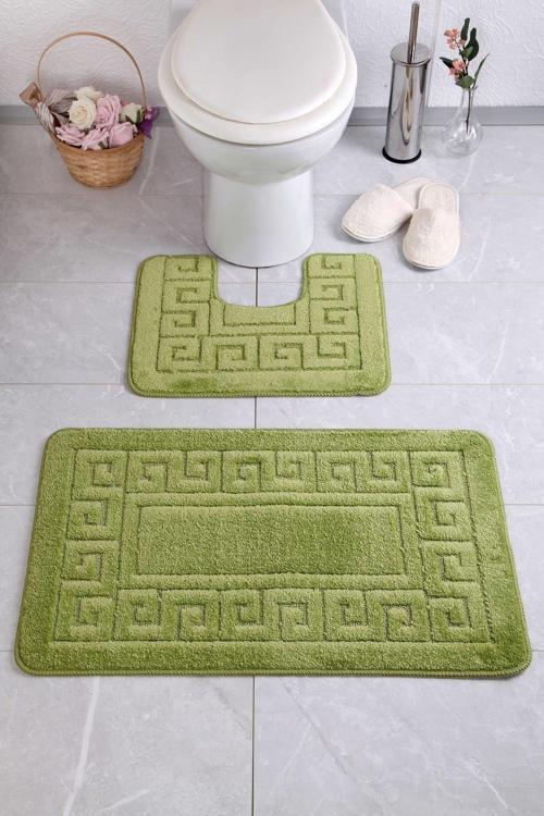 Ethnic 50X60 Cm Bq Yeşil Banyo Halısı
