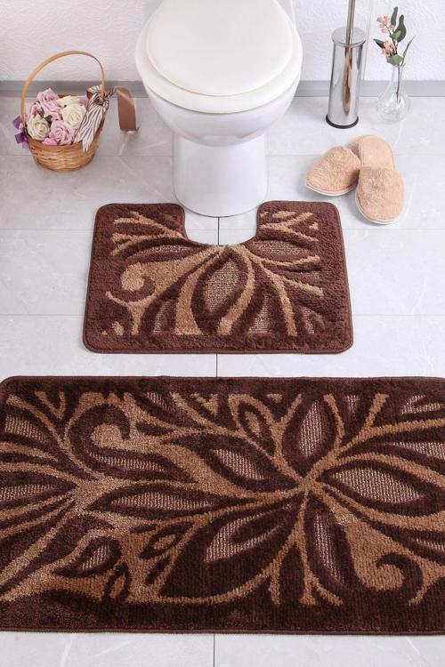 Lotus 50X60 Cm Bq Kahve Banyo Halısı