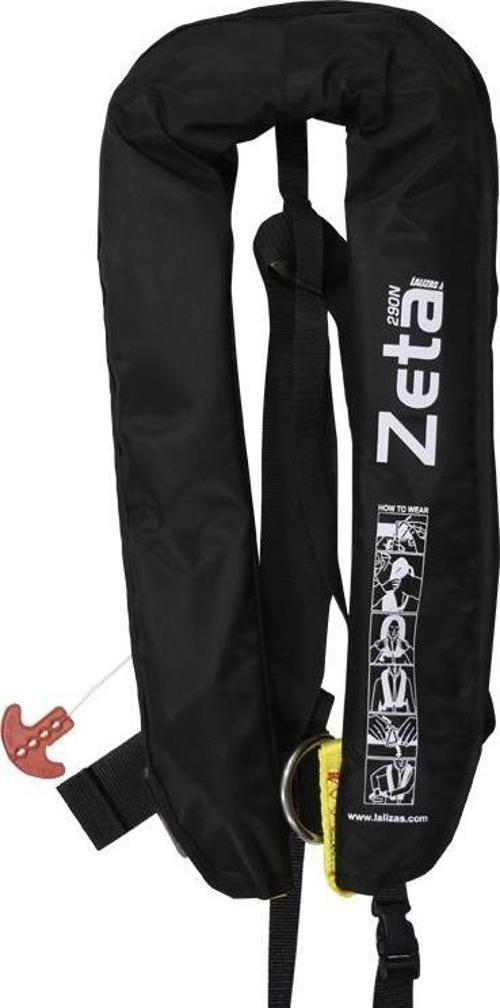 ZETA WORK VEST.ÇALIŞMA YELEĞI.OTOMATIK.YETİŞKİN 290N,ISO 12402-2, DAYANIKLI KIRMIZI PVC DIŞ KAP.