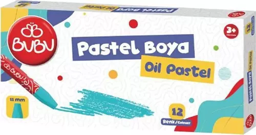 Bu Bu Pastel Boya 12 li