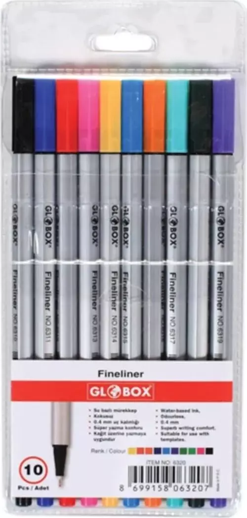 Fineliner Kalem 10 Renk