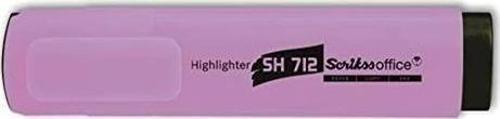 SH-712 Fosforlu Kalem Tüm Renkler-12Li Kutu Pastel Lila