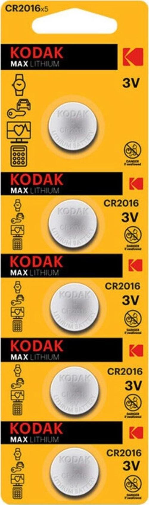 CR2016 Lityum 5'li Düğme Pil Ultra Lityum