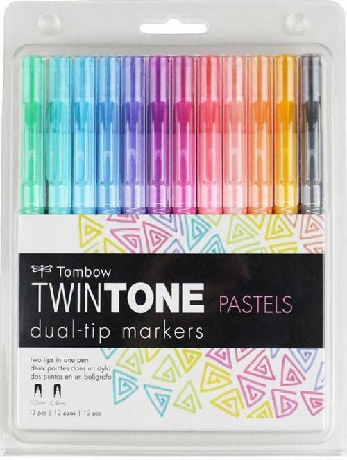 Twintone 12'li Pastel Tonlar Kalem Seti
