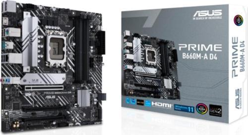 Prime B660m-a D4 Intel H660 Soket 1700 Ddr4 5333(oc)mhz Matx Gaming (oyuncu) Anakart
