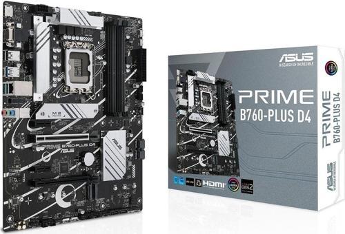 Prıme B760-plus D4 Ddr4 Hdmı-dp Thunderbolt Pcıe 5.0 1700p Atx