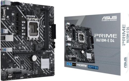 Prime H610m-e D4 Intel H610 Soket 1700 Ddr4 3200mhz Matx Gaming (oyuncu) Anakart