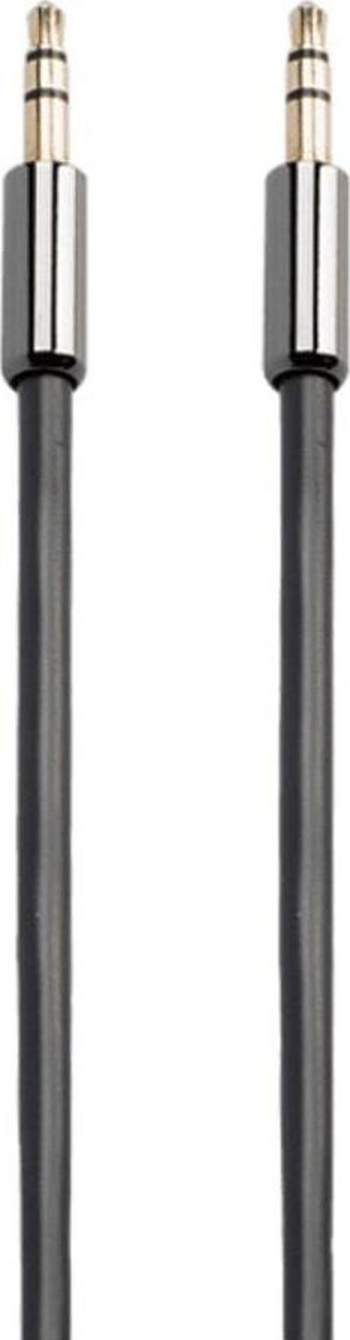 2AK01 3.5mm Stereo Premium Ses Kablosu 1 Metre Siyah