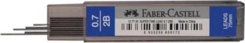 Faber-Castell Super Fine Min Siyah Kalem Ucu 0.7 mm 2b 12 Adet