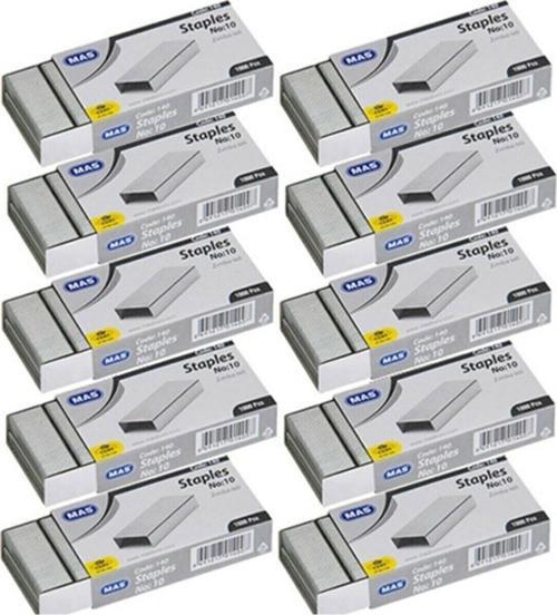 140 Zımba Teli No:10 Beyaz 10 Paket