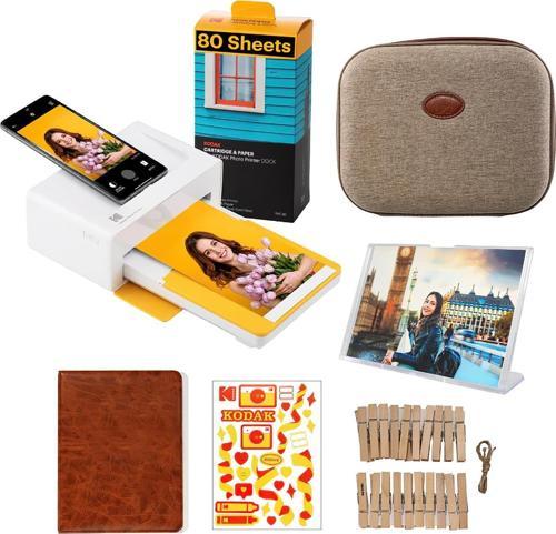 PD-460 Dock Üniteli Taşınabilir Fotoğraf Yazıcısı - Sarı - BUNDLE