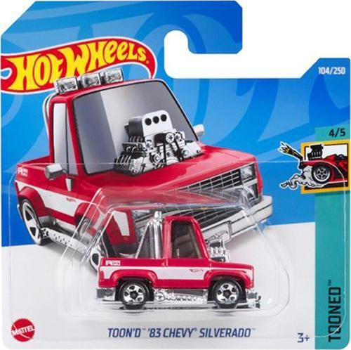 Toond 83 Chevy Silverado Tekli Arabalar 1/64 Ölçek Metal Oyuncak Araba