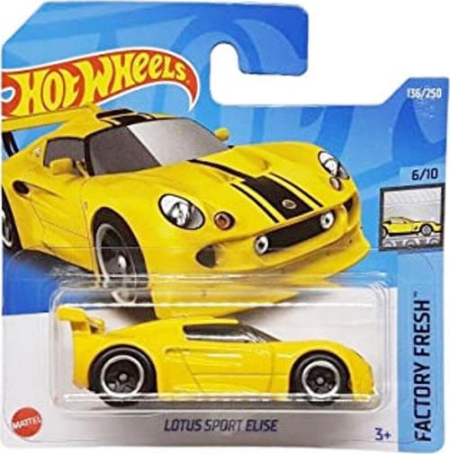 Lotus Sport Elise Yellow Tekli Arabalar 1/64 Ölçek Metal Oyuncak Araba