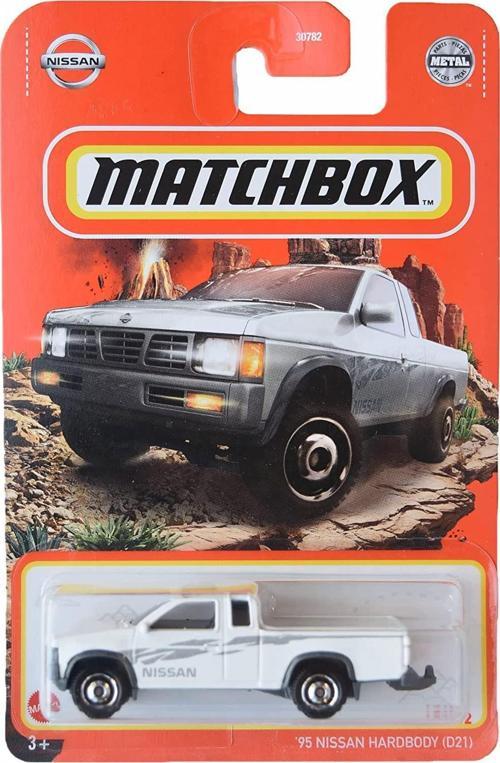 95 Nissan Hardbody D21 Tekli Arabalar 1/64 Ölçek Metal Oyuncak Araba