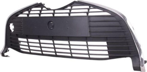 Toyota Yarıs- 14/16; Ön Tampon Panjuru Nikelaj Çıtalı (Tyg) 53102-0D040