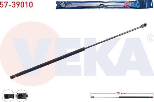 Motor Kaput Amortısoru 722Mm/350N Skoda Superb (3U4) 2002-2010