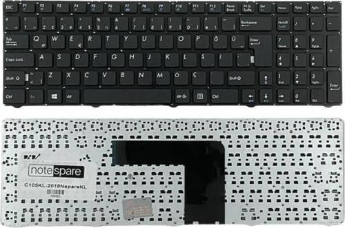 Casper Nirvana C500 Disc Uyumlu Notebook Klavye Siyah TR