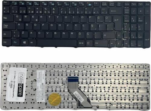 Casper CKU.1000-4K05V-S, CKU.2020-4K05V-B, CKU.2020-4K05V-S Uyumlu Notebook Klavye Siyah TR