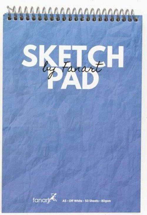 Academy Üstten Spiralli A5 Sketch Pad